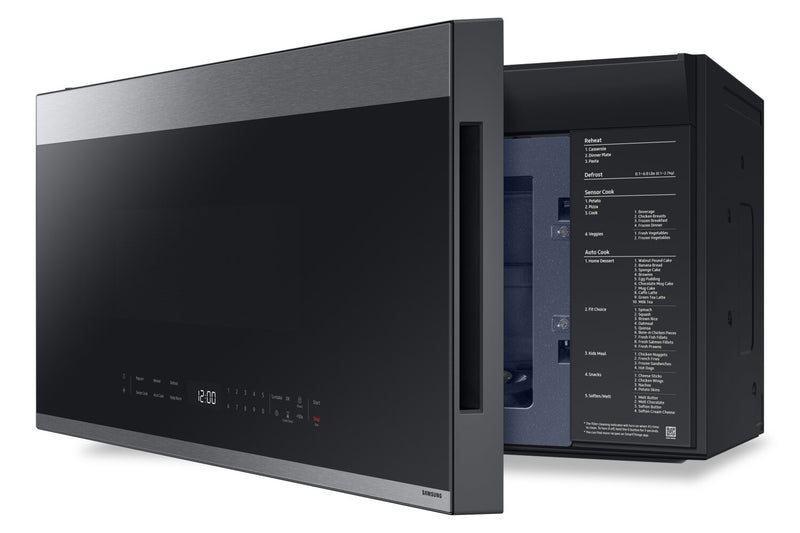 Samsung Bespoke 2.1 Cu. Ft. Over-the-Range Microwave with SmartThings Cooking - ME21DG6500SRAC