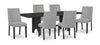 Emery 7-Piece Dining Set – Charcoal