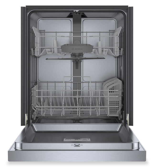 Bosch 100 Series 24\" 48 dBA Smart Dishwasher with PrecisionWash® - Stainless Steel - SHE41CM5N 