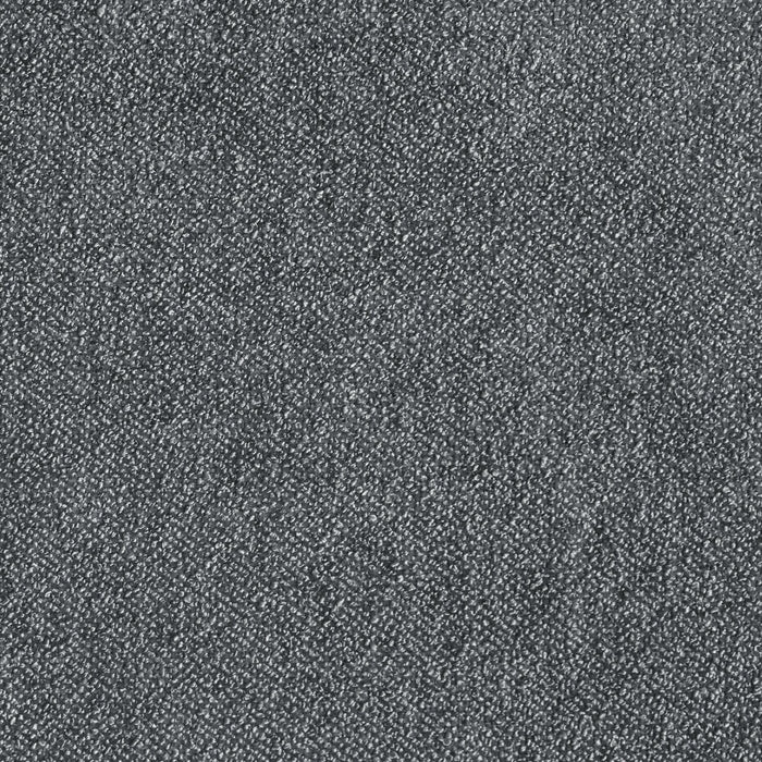 Amos Charcoal Upholstered Platform Bed with Channel Headboard - Queen