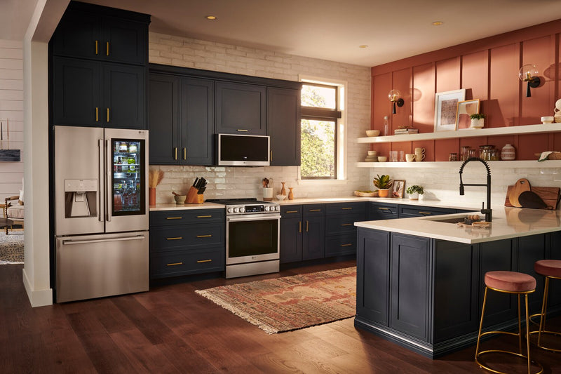 LG Studio 6.3 Cu. Ft. Smart Induction Range with Instaview & Air Fry - Smudge Proof Stainless Steel … 