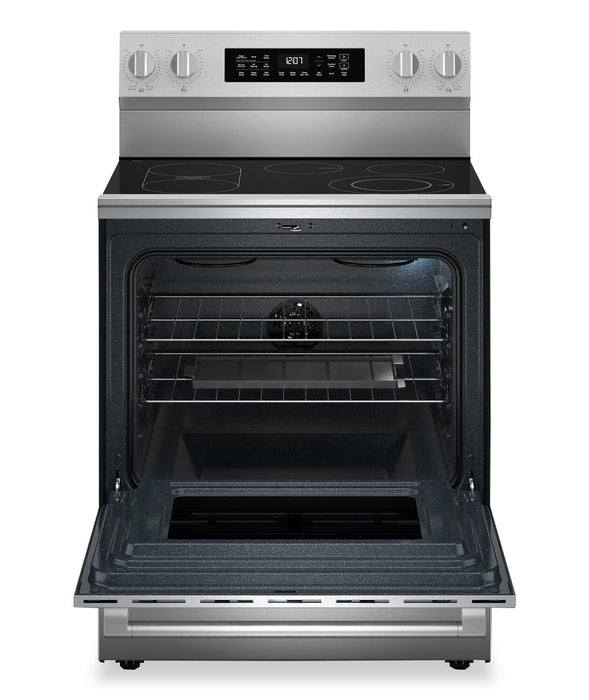 Maytag 30\" 5.3 Cu. Ft. Electric Range with No Preheat Air Fry - Stainless Steel - YMFES7030SZ