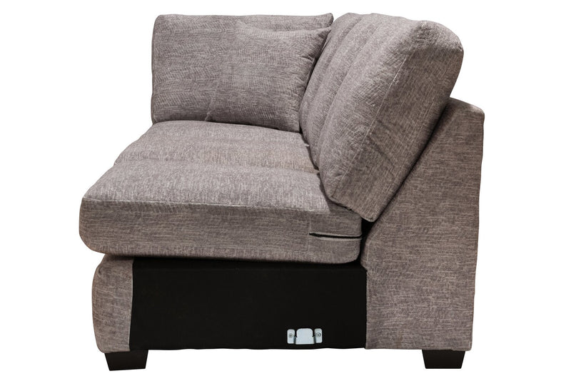 Luxe 3-Piece Right-Facing Sectional - Zaftig Dove