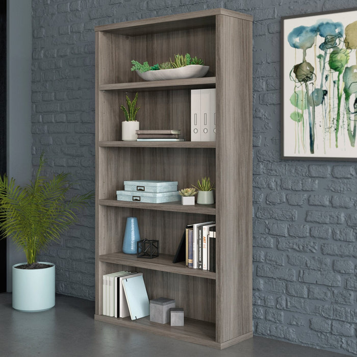 Affirm 34.8\" Commercial Grade 5-Shelf Bookcase - Hudson Elm