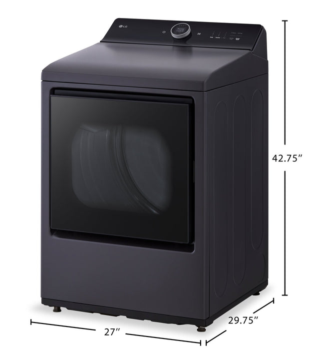 LG 7.3 Cu. Ft. Smart Ultra-Capacity Electric Dryer with EasyLoad™ Door - DLEX8600BE
