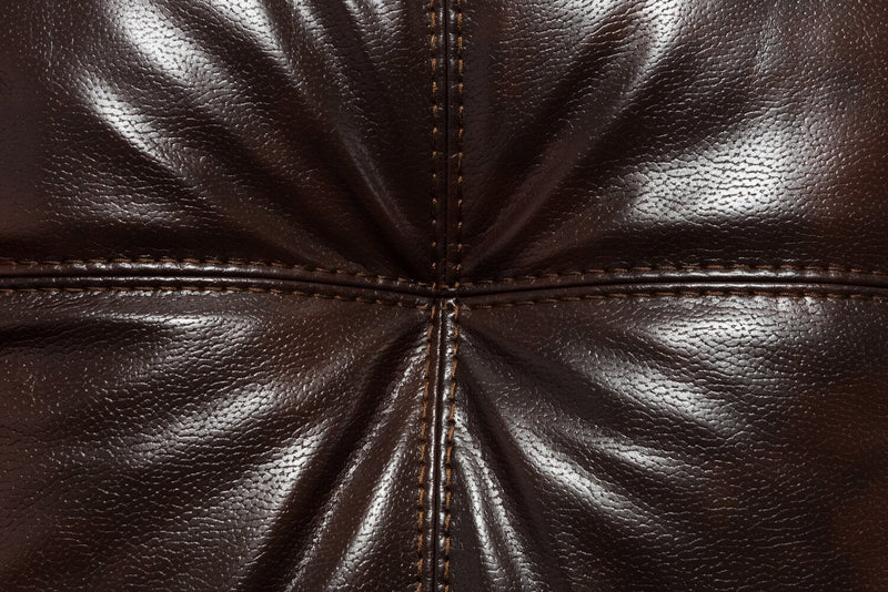 Made in Canada Addison 2-Piece Left-Facing Leather-Look Fabric Sectional with Removable Seat Cushions - Brown 