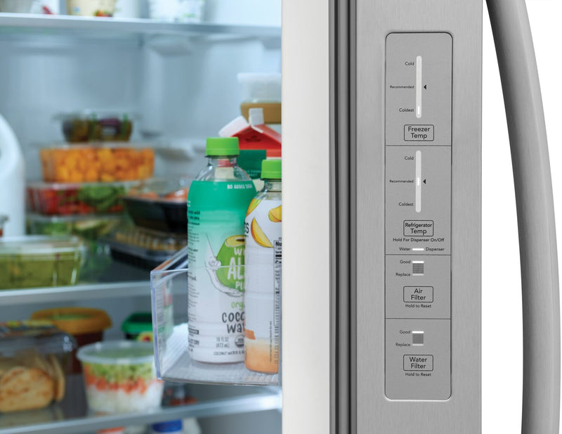 Frigidaire Gallery 36\" 26 Cu. Ft. Side-by-Side Refrigerator - Stainless Steel - GRSN2620AF