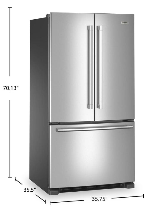Maytag 36\" 25 Cu. Ft. French-Door Refrigerator with Max Cool - MRFF4136RZ