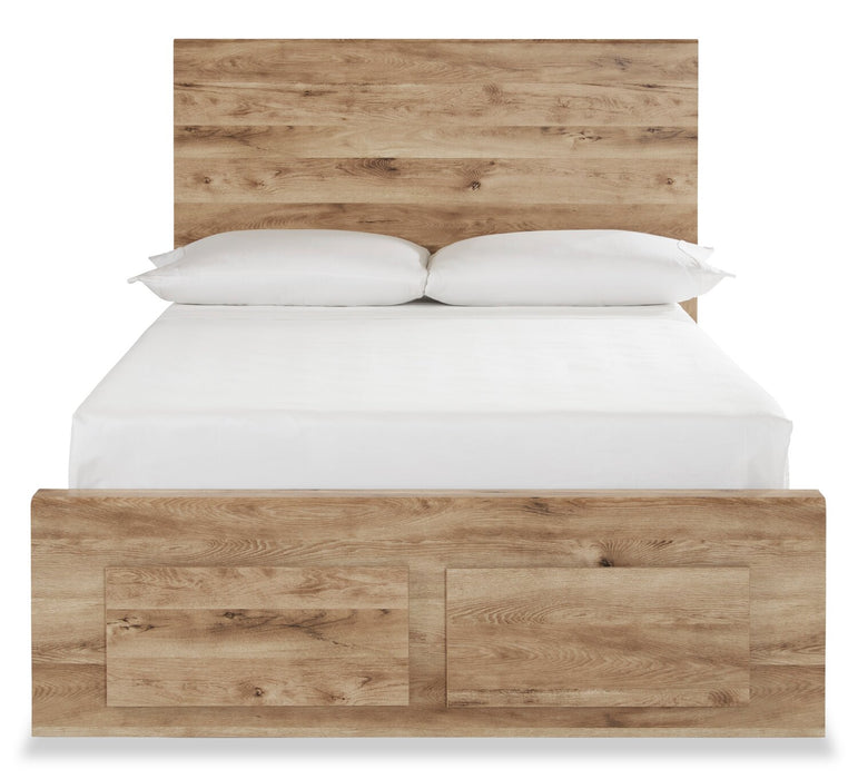 Derekson Full Storage Bed - Natural