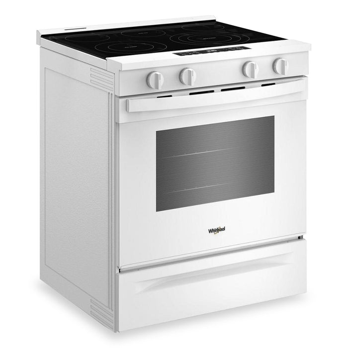 Whirlpool 30\" 5.3” Cu. Ft. Electric Range with Air Cooking – White - YWSES5030SW