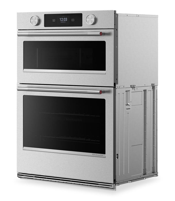 KitchenAid 30\" Smart Electric Combo Wall Oven - PrintShield<sup>™</sup> Stainless - KOEC730SPS