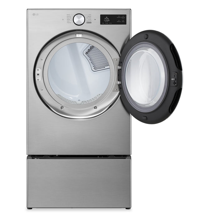 LG 7.4 Cu. Ft. Smart Front-Load Gas Dryer with AI Sensory Dry - Graphite Steel - DLGX5801V