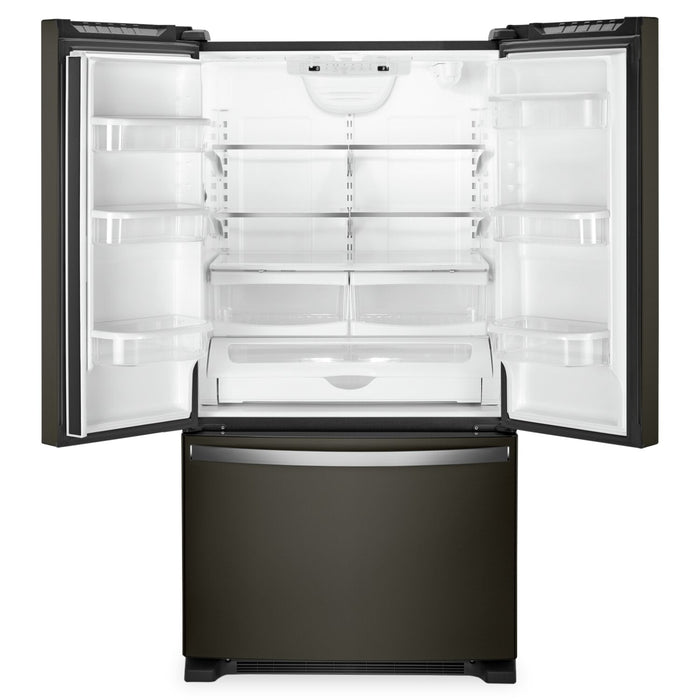 Whirlpool 33\" 22 Cu. Ft. Bottom-Mount Refrigerator - Black Stainless - WRFF5333PV 