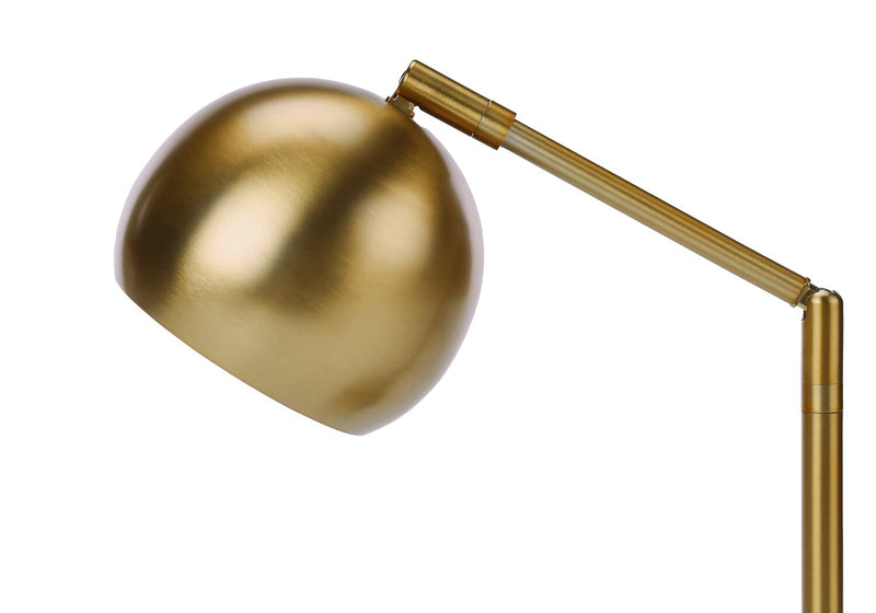 19\" Gold Metal Desk/Task Lamp
