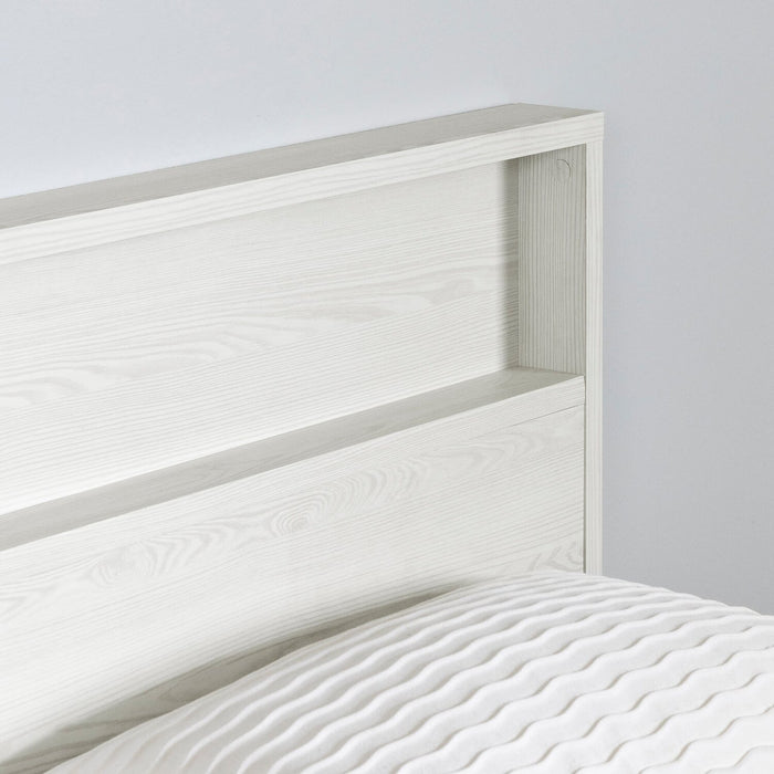 Everley Twin Storage Bed - White