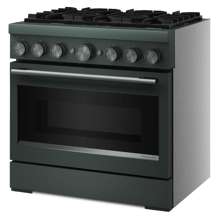 KitchenAid 5.1 Cu. Ft. Dual Fuel Range with No Preheat Air Fry – Juniper - KFDS936SJP
