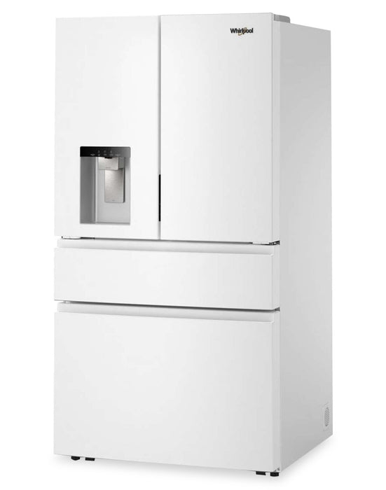 Whirlpool 36” 29 Cu. Ft. French Door Refrigerator - White - WRMF3536SW