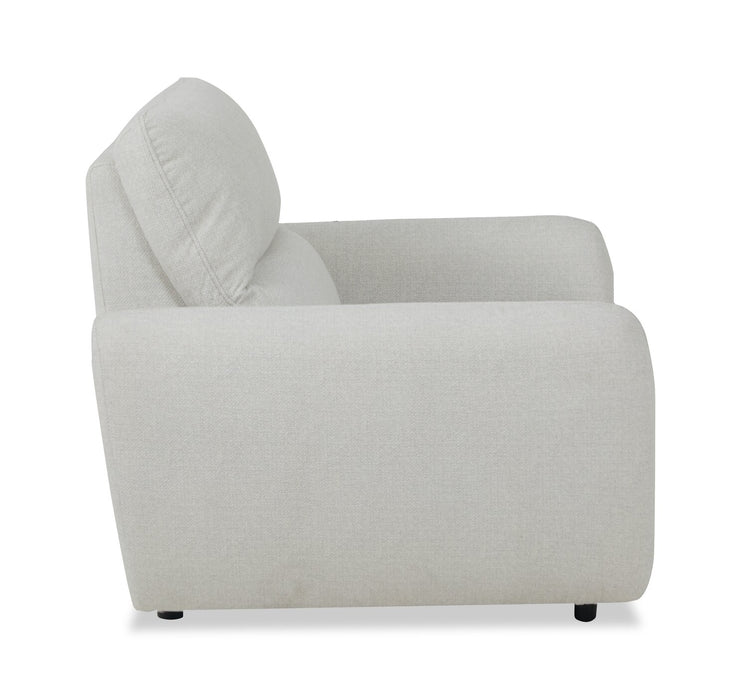 Cindy Crawford Home Kailyn 54\" Fabric Power Reclining Chair with Power Headrest - Indigo