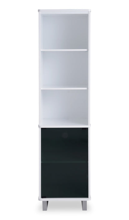 Ignatius 18.7\" Pier with Storage & Cable Management - White