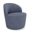 Lexi 28.35\" Fabric Accent Chair – Blue 
