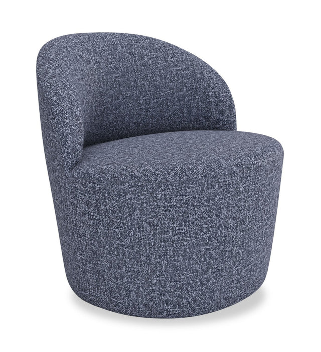 Lexi 28.35\" Fabric Accent Chair – Blue 