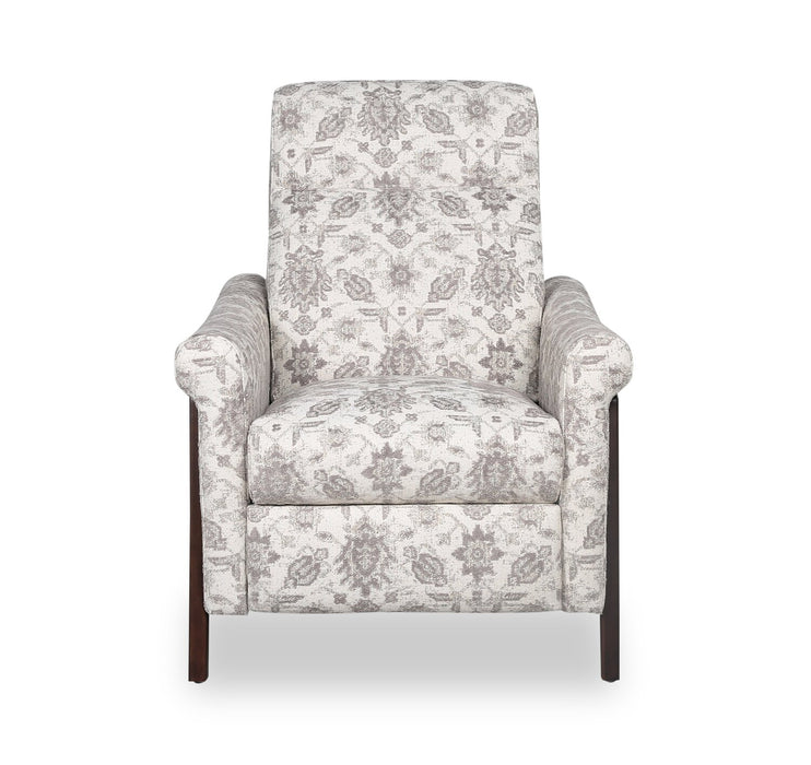 Mallie 32\" Limbu Slate Multicolour Chenille Fabric Pushback Reclining Chair