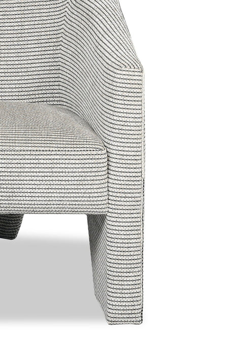 Adria 31\" Ink Multicolour Chenille Fabric Accent Chair