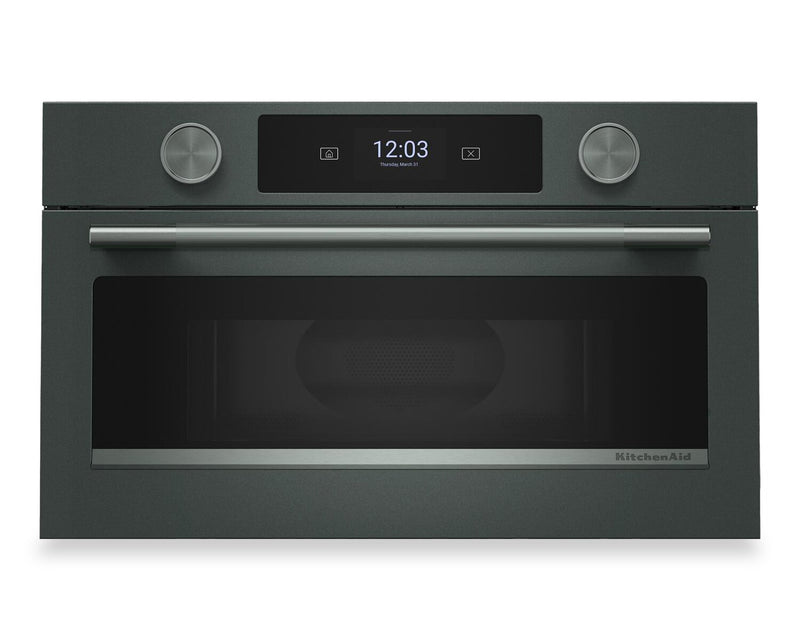 Kitchenaid® 30\" Built-In Microwave Oven with Air Fry – Juniper - KMBS730SJP