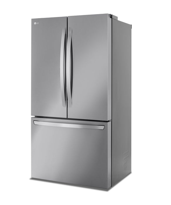 LG 36\" 27 Cu. Ft. French-Door Counter-Depth MAX™ Refrigerator - Smudge Proof Stainless Steel - LRFLC… 