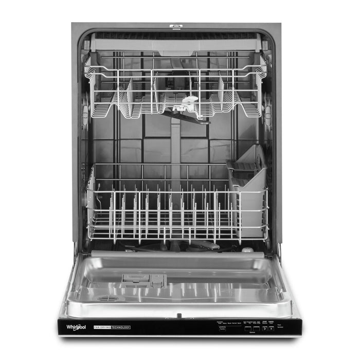 Whirlpool 24\" 51 dBA Built-In Top-Control Dishwasher with Third Rack - Fingerprint Resistant Stainle… 