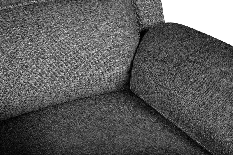Chandler 37\" Chenille Fabric Power Reclining Chair - Grey 