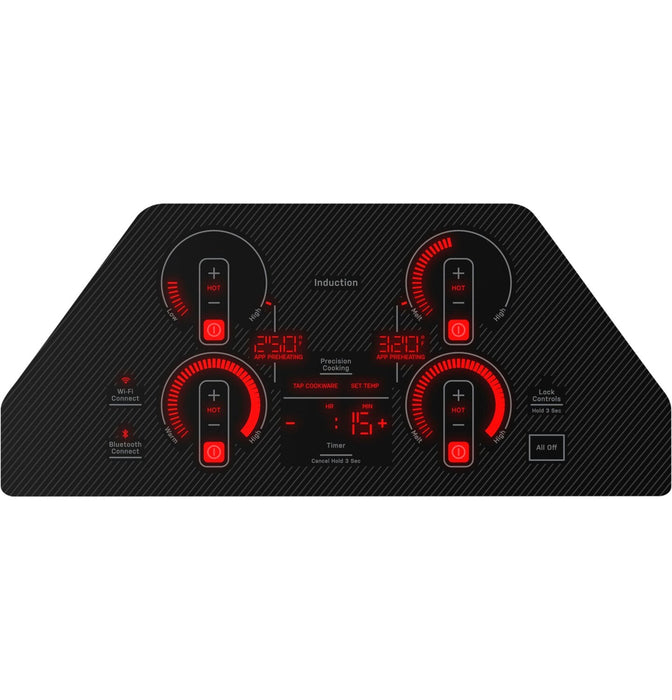 Profile 30\" 4-Element Induction Cooktop - Black - PHP7030DTBB 