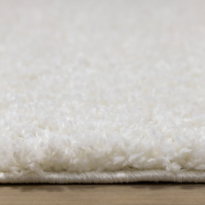 Pascal Cream Shag Area Rug - 7'10\" x 10'6\"