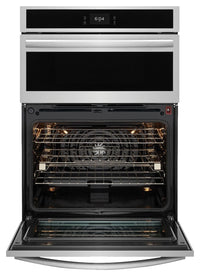 Frigidaire Gallery 30'' 5.3 Cu. Ft. Electric Wall Oven with Stone-Baked Pizza – Stainless Steel - GCWM3070AF  
