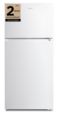 Midea 27.5” 16 Cu. Ft. Top Mount Freezer Refrigerator – White - MRT16D2BWW 