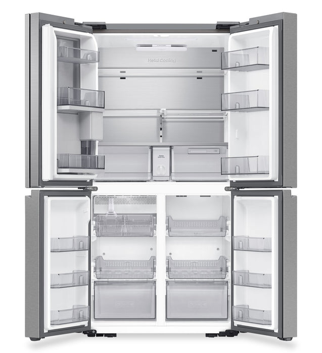 Samsung Bespoke 23 Cu. Ft. Counter-Depth 4-Door Flex™ Refrigerator with Beverage Centre™ - RF23DG9600SRAC