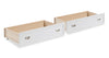 Quinn Set of 2 Trundle Drawers - White