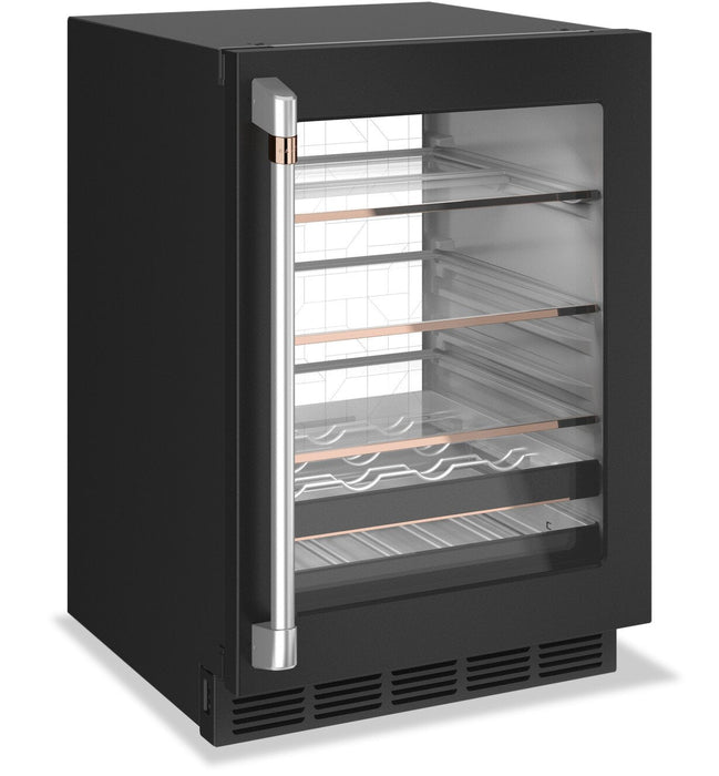 Cafe 24\" 5.1 Cu. Ft. Beverage Centre Refrigerator - Black - CCP06BP3PD1 