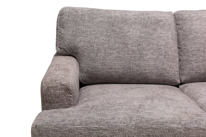 Luxe 3-Piece Left-Facing Sectional - Zaftig Dove