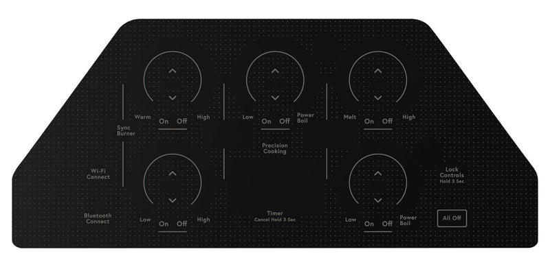 Cafe 36\" 5-Element Electric Cooktop - Black - CEP90361TBB 