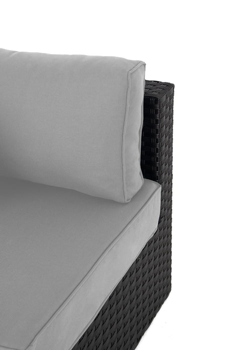 Barbados Armless Patio Chair – Grey