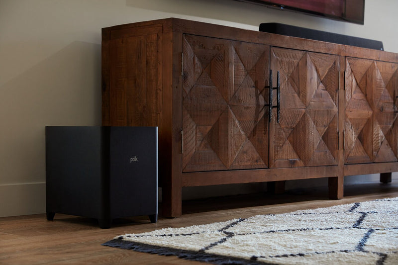 POLK 5.1.2 CH Dolby Atmos DTS:X 3D Audio Soundbar with Wireless Subwoofer (Magnifi MAX AX) 