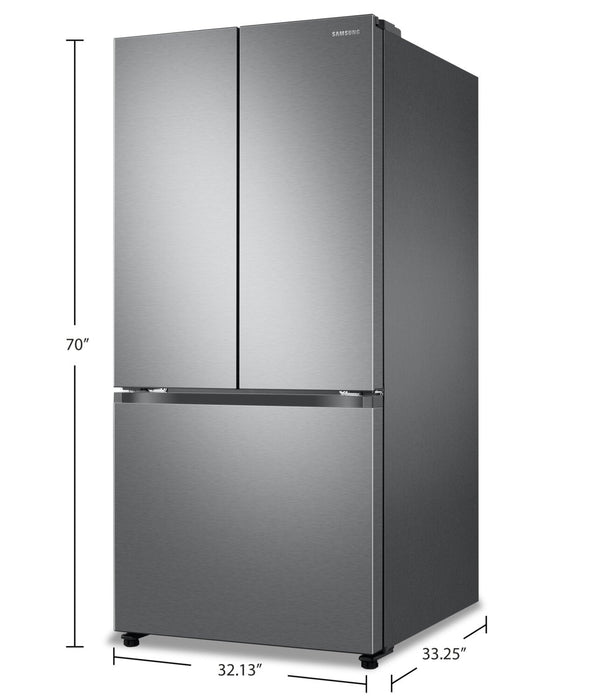 Samsung 33\" 24.5 Cu. Ft. French-Door with Beverage Center™ &AutoFillWaterPitcher Refrigerator - Stai… 
