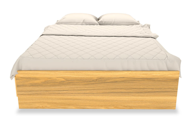 Riley Full Mates Bed - Natural