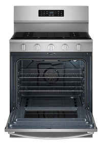 Whirlpool 5.0 Cu. Ft. Gas Range with Air Cooking – Fingerprint Resistant Stainless Steel - WFGS5730SZ 