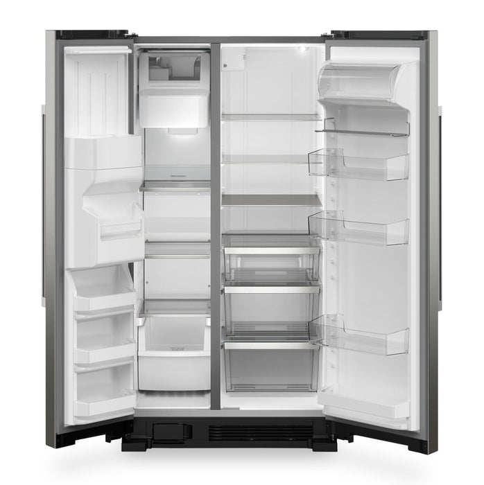 Maytag 36\" 25 Cu. Ft. Side-by-Side Refrigerator - Stainless Steel - MRSF4036PZ