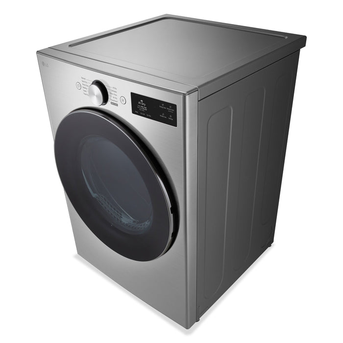 LG 7.4 Cu. Ft. Smart Front-Load Gas Dryer with AI Sensory Dry - Graphite Steel - DLGX5801V