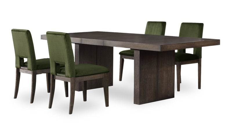 Zen 5-Piece Dining Set - Green