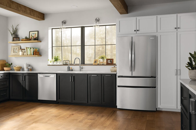 Frigidaire Gallery 36\" 27.2 Cu. Ft. Standard-Depth 4-Door French-Door Refrigerator - Smudge-Proof® S… 