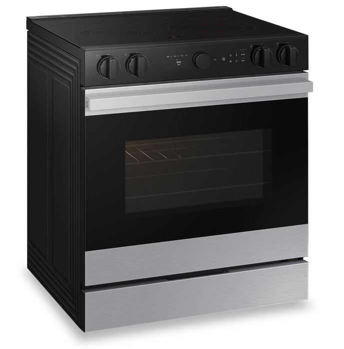 Samsung Bespoke 6.3 Cu. Ft. Electric Range with Oven Camera - NSE6DG8700SRAC 